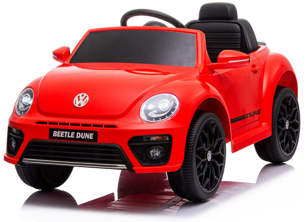 acquista Macchina Elettrica per Bambini 12V con Licenza Volkswagen Maggiolino Beetle Small Rossa