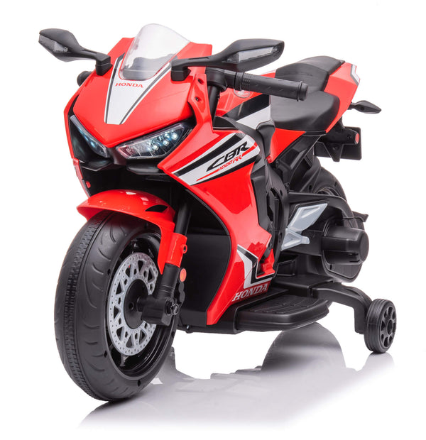acquista Moto Elettrica per Bambini 12V con Licenza Honda CBR 1000RR Rossa