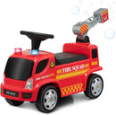 Camion Pompieri Cavalcabile per Bambini Sparabolle Rosso-1