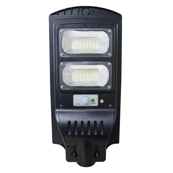online Lampada Testa Palo 96 LED 60W con Pannello Solare Telecomando e Sensore di Movimento