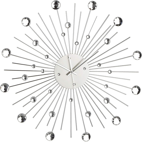 Orologio da Parete in Metallo Ø50 cm Stella di Cristallo sconto