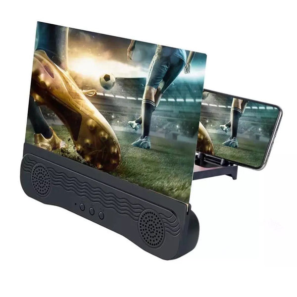 Lente 3D per Smartphone 12" Ricaricabile USB con Amplificatore Audio e Video sconto