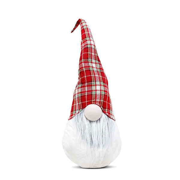acquista Gnomo di Natale H65 cm con Luce Bianco con Cappello Scozzese