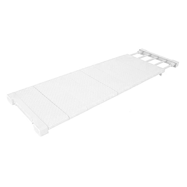 prezzo Mensola Estensibile per Armadi 35 x 72,5-125 cm Scaffale Salvaspazio in ABS Bianco