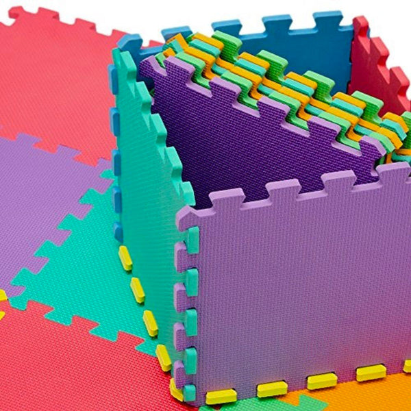 Tappeto Puzzle 10 Pezzi 30x30 cm in EVA Multicolor online