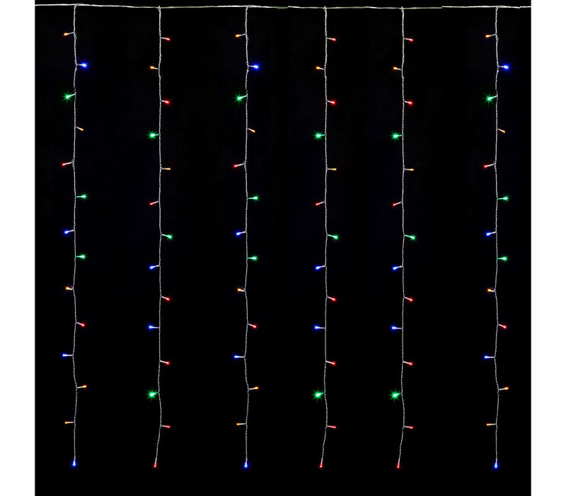 Mantello Luminoso di Natale 180 LED 4,8W Multicolor-5