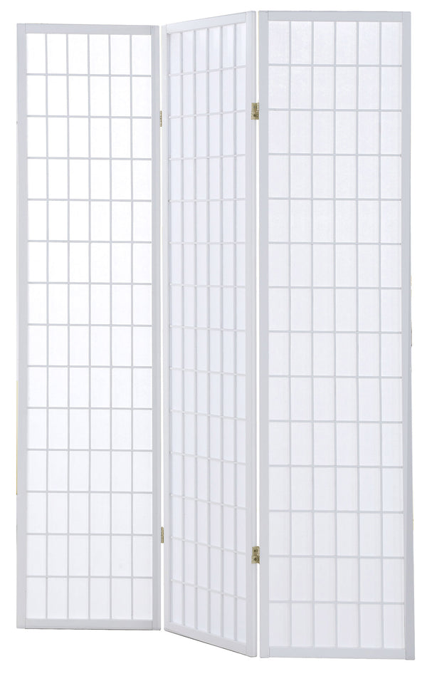 Paravento Separè 3 Pannelli 130,5x178cm in Legno Tosini Bianco acquista
