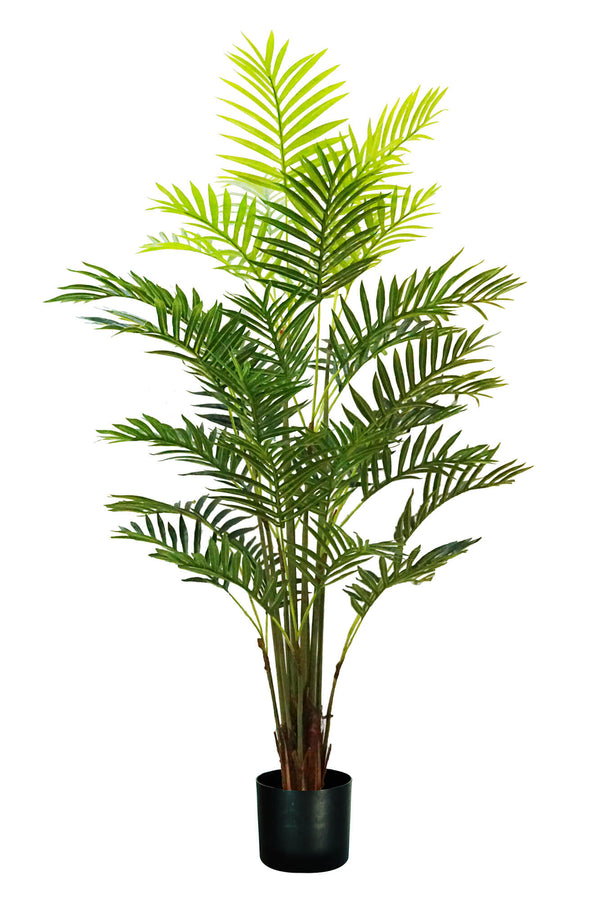 Pianta Artificiale Palma Areca H160 cm con Vaso Verde sconto
