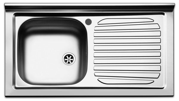 Lavello Cucina 1 Vasca 90x50 cm in Acciaio Inox Apell Pisa Gocciolatoio Destro prezzo