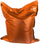 Cuscinone Poltrona Pouf Gigante 175x135 cm in Acrilico Pomodone Arancione