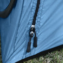 Tenda da Spiaggia Campeggio per 2-3 150x115x110 cm con Tasche Portaoggetti Blu-8