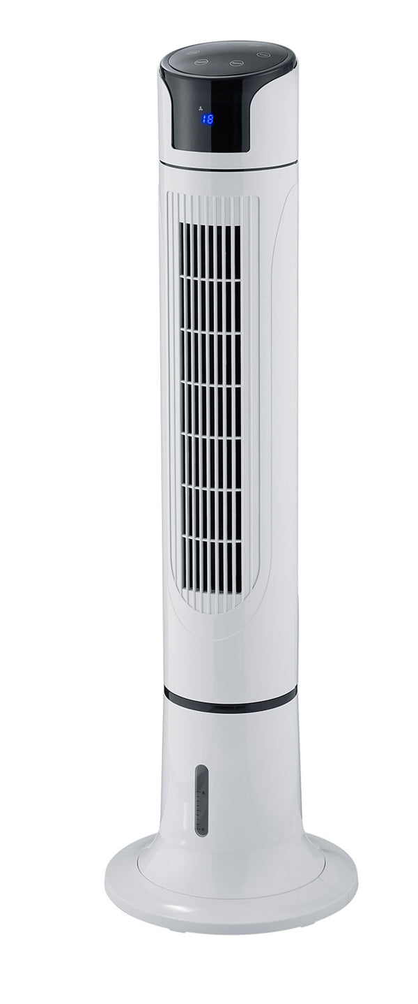 Ventilatore a Colonna Nebulizzante Oscillante H114 cm con Telecomando 3 Velocità Bianco online