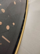 Orologio da Muro Art Ø80x5,5 cm in Ferro MDF e Vetro Multicolor Seconda Scelta-3
