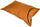 Cuscinone Slitta per Neve 160x110 cm in Acrilico Pomodone Scivolone Arancione
