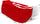 Slitta per Neve 135x38x34 cm in Acrilico Pomodone Slittone Rosso