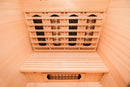 Sauna Finlandese ad Infrarossi 3 Posti 153x128 cm H190 in Legno di Abete Apollon 3-10
