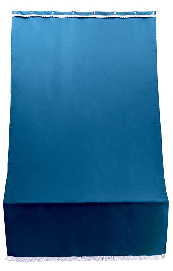 online Tenda da Sole per Sormonto 1,4x2,5m in Poliestere con Anelli Ranieri Blu Unito