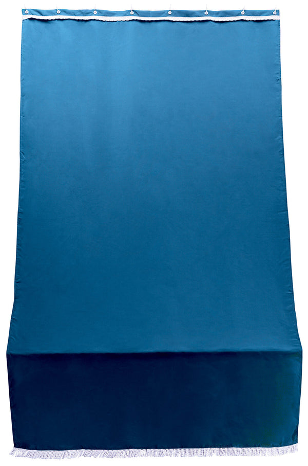 Tenda da Sole per Sormonto 1,4x3m in Poliestere con Anelli Ranieri Blu Unito prezzo