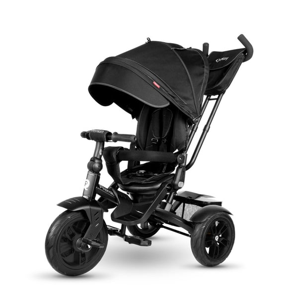 online Triciclo Passeggino per Bambini 6 in 1 con Seggiolino Reversibile Qplay Premium Nero
