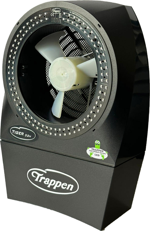 Zanzariera Elettrica ad Aspirazione 13W Trappen Tiger LED Black prezzo