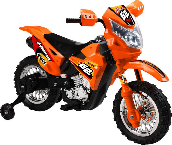 Moto Elettrica per Bambini 6V Super Cross Happy Kids Arancione acquista
