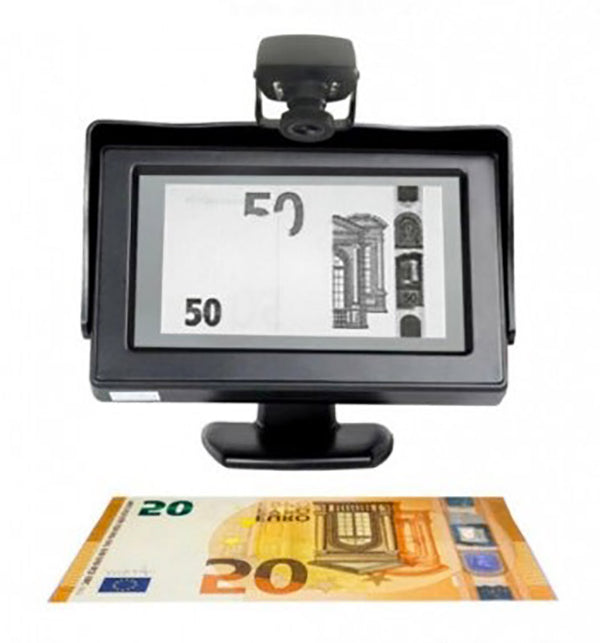 online Rilevatore Banconote False con Monitor MBS Vision Nero