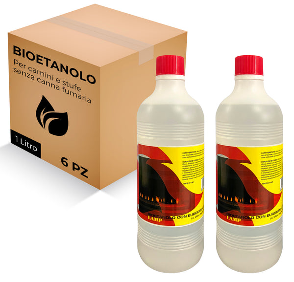 prezzo Bioetanolo 6 Litri Combustibile Ecologico per Camini Caminetti Biocamini