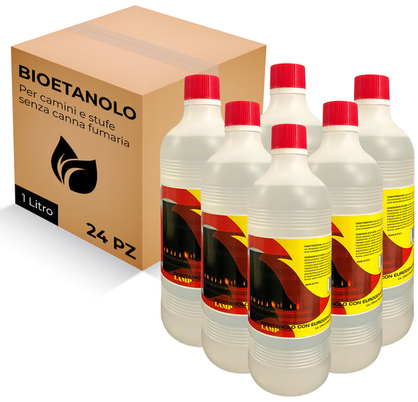 prezzo Bioetanolo 24 Litri Combustibile Ecologico per Camini Caminetti Biocamini
