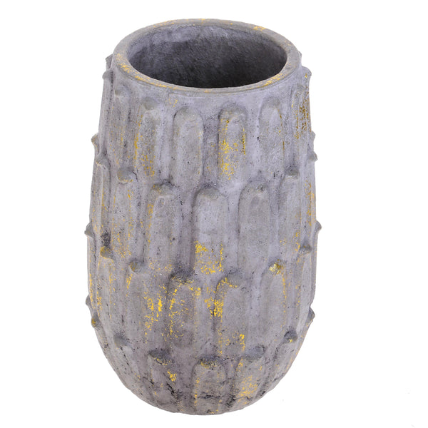 Vaso Stone in Ceramica Decorato H 34,5 cm prezzo