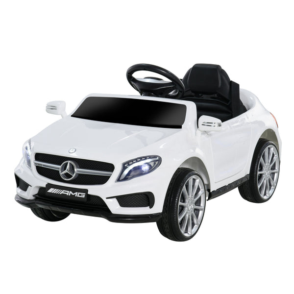 Macchina Elettrica per Bambini 6V con Licenza Mercedes GLA 45 Bianco sconto