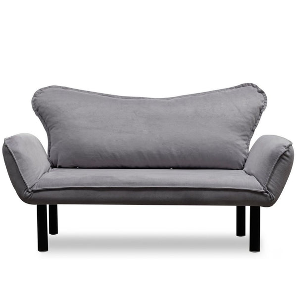 Divano Chatto grigio 2 posti con braccioli reclinabili acquista
