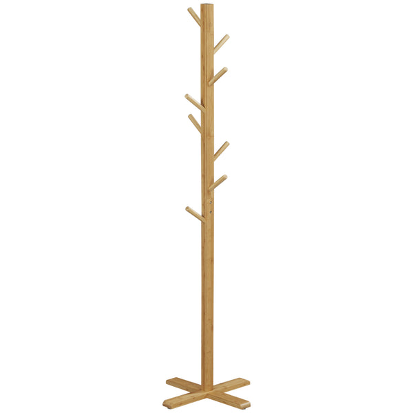 acquista Appendiabiti da Terra 49,5x 49,5x 178 cm in Legno di bambù Naturale