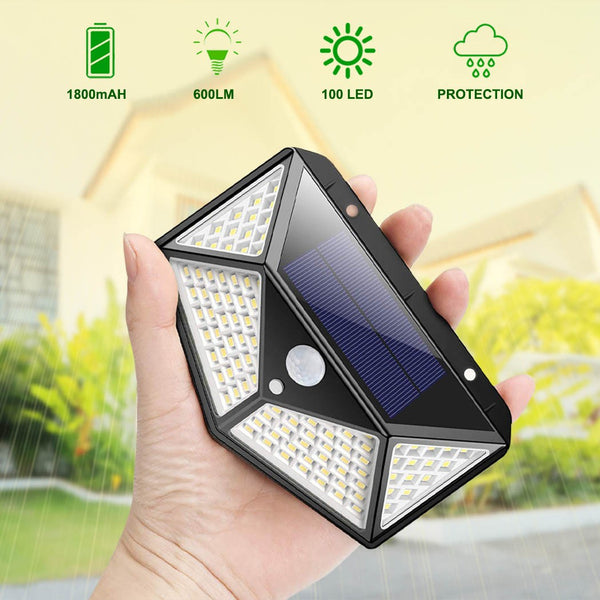 prezzo Lampada LED da Parete con Pannello Solare e Sensore di Movimento