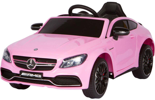 prezzo Macchina Elettrica per Bambini 12V con Licenza Mercedes C63 AMG Rosa