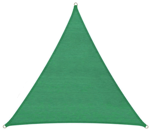 Tenda a Vela Ombreggiante Triangolare 500x500x500 cm in Polietilene Bauer Verde online