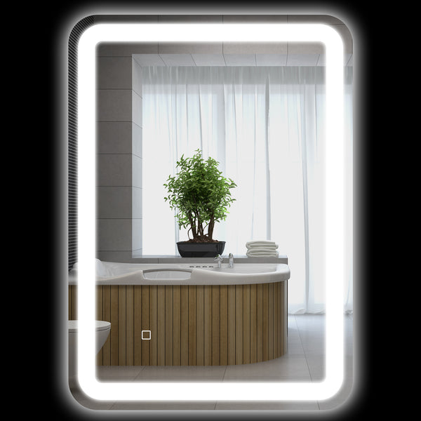 Specchio Bagno con LED a 3 Temperature e Interruttore Touch 70x50 cm Antiappannamento online