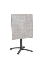 Tavolo da Bar da Giardino 70x70x74h cm in Alluminio e HPL Claret Antracite Dark 