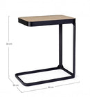 Set 2 Tavolini 50x30x55 cm Everitt in Legno