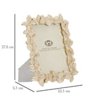 Cornice Farfalle Oro 22,3x2,3x27,8 cm in Poliresina e Vetro