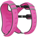 Giubbotto Zavorrato 8kg Traspirante 40x35 cm con Tasca Portaoggetti e Spallacci in tessuto Oxford Rosa      