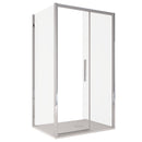 Box Doccia Angolare 70x130 cm 1 Anta Scorrevole in Cristallo Trasparente Bonussi Eliane Varie Misure