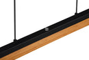 Lampada a Sospensione da Interno a LED in Metallo Nero Opaco