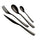 Servizio Set di Posate 24 Pezzi in Acciaio 18/10 PVD Eme Etoile Black