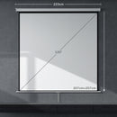 Telo Proiettore 120"" Formato 1:1 a Parete o Soffitto 223x8x223 cm Bianco 