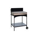 Barbecue a Legna con Griglia in Ferro Cromato Famur BK 8 Eco