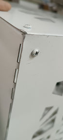 Copri Condizionatore 96x52x82 cm in Alluminio Glam L Bianco Seconda Scelta