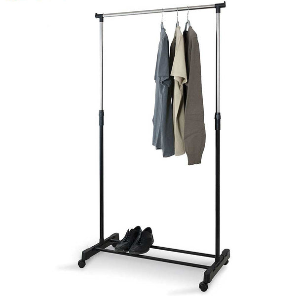online Stand Appendiabiti Allungabile Telescopico Singolo con Ruote 80x40x90/165 cm