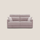 Divano Letto 2 Posti 156x102x97 cm in Tessuto Rosa