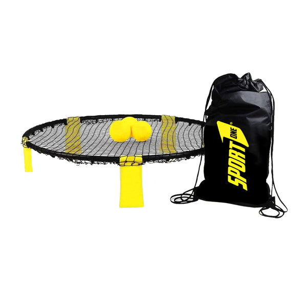 Set Bounching Ball da Esterno con Trampolino Ø90 cm Nero/Giallo online