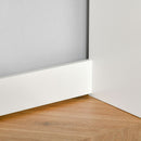 Scrivania Ufficio Salvaspazio 80x45x75 cm con Vassoio Tastiera e Cassetto in Legno Bianco      